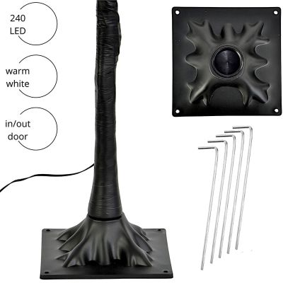 4. DECORATIVE TREE 240 LED 180 CM BLACK LUCA