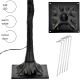4. DECORATIVE TREE 240 LED 180 CM BLACK LUCA