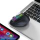 11. Wozinsky WMG-1164 Wireless Vertical Ergonomic Gaming Mouse 3600 DPI with RGB Backlight - Black