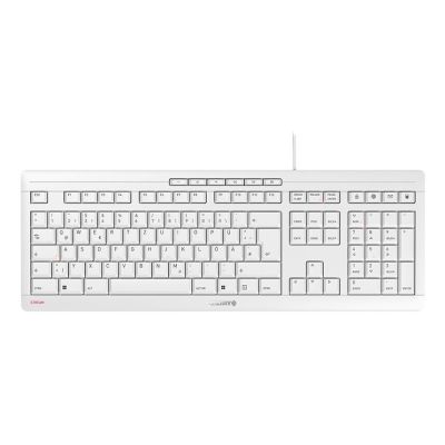 CHERRY STREAM Keyboard Office USB QWERTZ German White