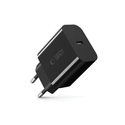2. Tech-Protect NC20W USB-C 1-Port PD20W Wall Charger - Black