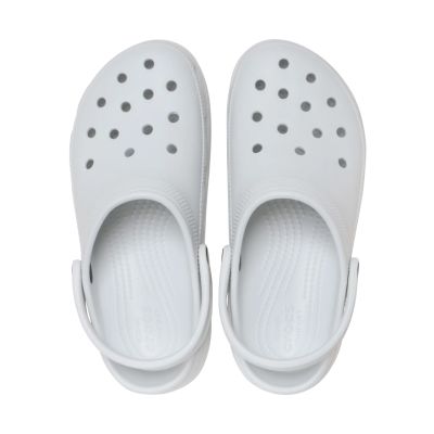 4. Crocs Classic Platform Women's Clogs Off-White 206750 1NK