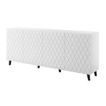 ASTI chest of drawers 200x42x82 white matt