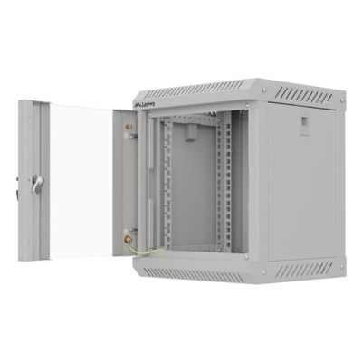 8. Lanberg WF11-3306-10S 6U Rack Wall-mounted Cabinet Gray