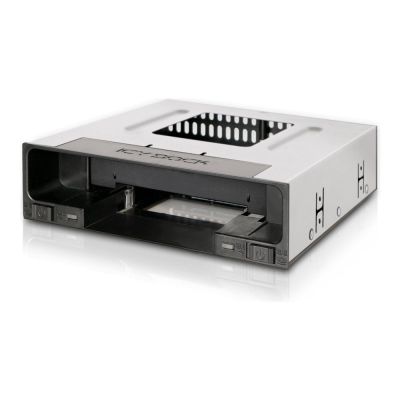 12. Icy Dock MB795SP-B panel drive bay 2.5/3.5" Storage drive tray Black