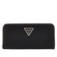 GUESS WOMEN'S WALLET BLACK WITH TRIANGULAR LOGO LAUREL II