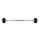 Rubber-coated fixed barbell/bar 35 kg HMS GSG35