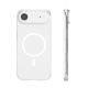 8. Puro Lite Mag TPU+PC Case Compatible with MagSafe for iPhone 17 Air - Transparent with White Ring