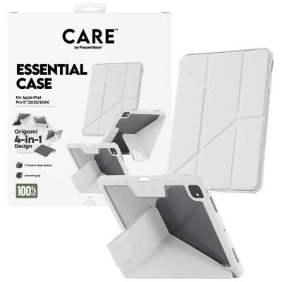 4. Care by PanzerGlass Y fold case for iPad Pro 13" 2024 / 2025 - light gray