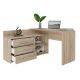2. Corner desk + chest of drawers DANY 120x50xH76 sonoma