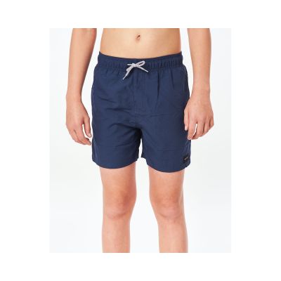 RIP CURL Offset Volley Shorts - Boy - Navy Blue