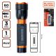 4. BLACK+DECKER Tactical Aluminium Flashlight, 1 W, 60 Lumens