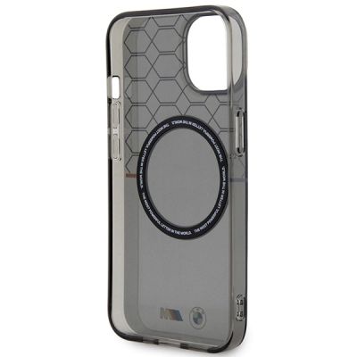 7. Case BMW BMHMP14SHGPK iPhone 14 6.1" grey/grey Pattern MagSafe