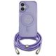 2. Guess Crossbody Cord Script MagSafe iPhone 16 Case - Purple