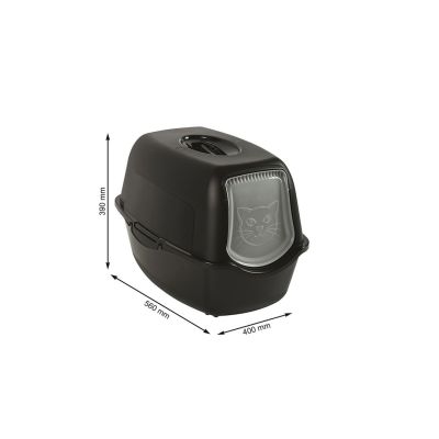 2. ROTHO Bailey Black - cat litter box