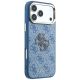 4. Guess 4G & Big Resin Logo Case for iPhone 17 Pro / 18 Pro - Light Blue