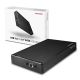 12. AXAGON EE35-XA3 External Case 3.5", USB 3.0, SATA II, Aluminum - Black