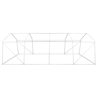 19. GREENHOUSE GARDEN TUNNEL 300x600x200CM PE STRUCTURE STEEL GREEN