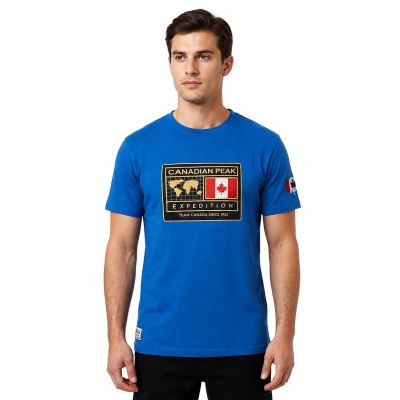 5. Canadian Peak T-shirt JOFOTENEAK ROYAL BLUE RM MEN 254 (RBMSZ1258H/CP-BLEU ROYAL)