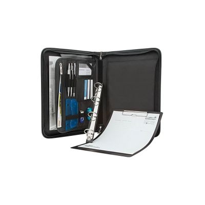 Wedo 58 5001 Organizer, Leather, Nylon, Black