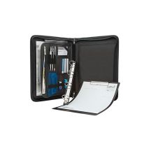 Wedo 58 5001 Organizer, Leather, Nylon, Black