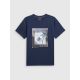 6. Men's regular printed T-shirt 4F 4FWSS26TTSHM3034-31S