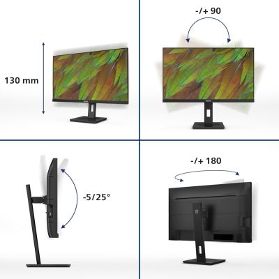 31. Monitor Philips 68.5cm (27.0") 27B1U3900 16:09 2xHDMI+DP+USB-C Lift
