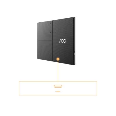 3. AOC 16T3EA Portable TV/Monitor Black 39.6 cm (15.6") 1920 x 1080 px