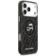 4. Karl Lagerfeld IML Glitter Karl&Choupette Heads Logo MagSafe Case for iPhone 17 Pro Max - Black