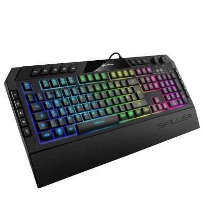 Sharkoon Skiller SGK5 USB QWERTZ Gaming Keyboard German Black