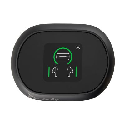 2. Voyager Free 60+ UC headphones, USB-C, touchscreen case