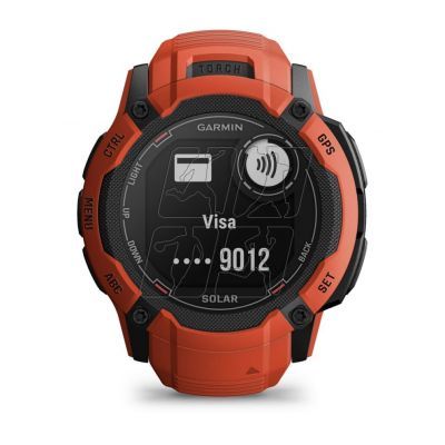 11. Garmin Instinct 2X SOLAR Sports Watch Red