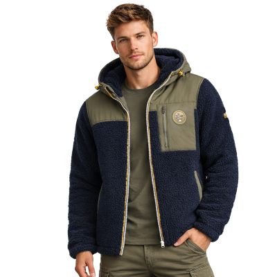 3. Geographical Norway Terpa Navy Db Men's Fleece 047-1 navy blue (WZ8006H/GN-Navy)