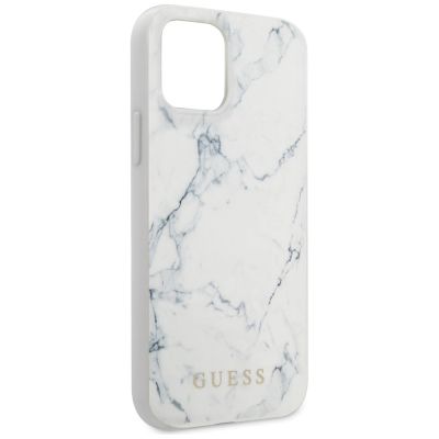 2. Guess Marble Case for iPhone 12 mini 5.4" - White