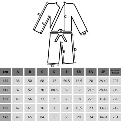 12. ENERO JUDO AIKIDO KIMONO 150CM WHITE