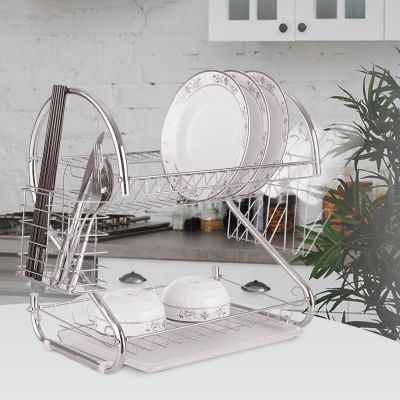 2. 53 cm Dish Drainer MR-1025-53 SILVER MAESTRO