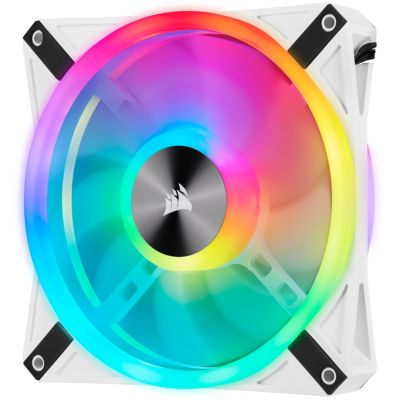 10. Corsair iCUE QL140 Computer Case 14cm Fan White