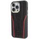 2. Audi Genuine Leather case with MagSafe for iPhone 15 Pro - black and red
