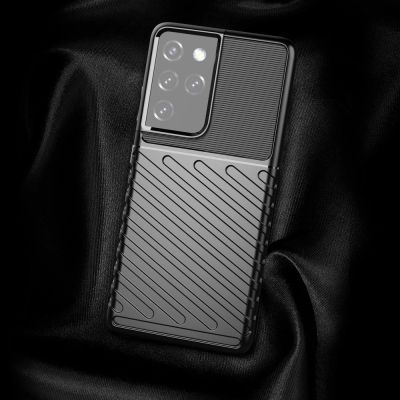 3. Thunder Case for Samsung Galaxy S23 Ultra silicone armor case blue