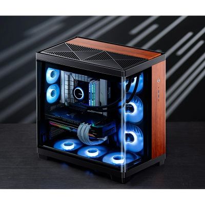 29. Jonsbo TK-4 Wood Tower Black, Wood