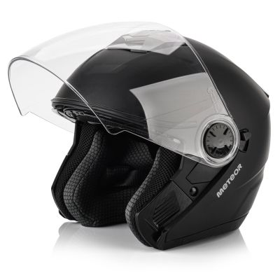 7. Meteor Hekato XL Motorcycle Helmet 61 cm Black