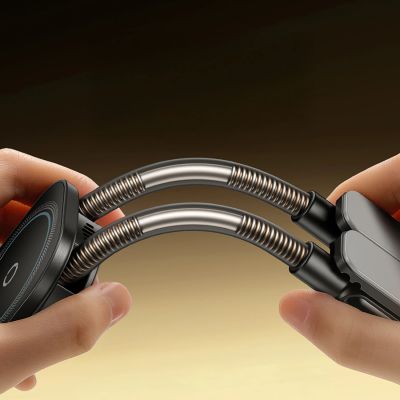 12. Baseus PrimeTrip C03sPro Car Holder for Dashboard with Adhesive Inductive Charger - Black