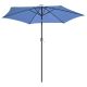 4. GARDEN UMBRELLA 300CM FOLDING NAVY BLUE