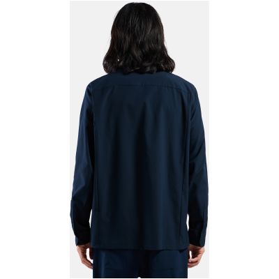 4. Men's long-sleeve shirt Odlo Shirt l/s ESSENTIAL, blue