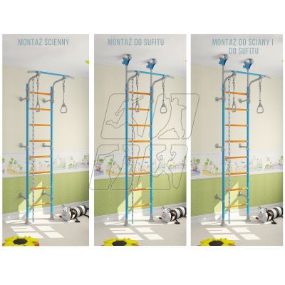 5. Wallbarz Family EG-W-056 gymnastic ladder