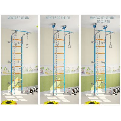 5. Wallbarz Family EG-W-056 Gymnastics Ladder