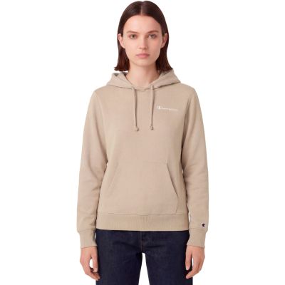 Champion Women's Hoodie Sweatshirt Beige 118404 MS041