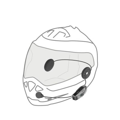 5. INTERPHONE U-COM 6R motorcycle intercom, set for 2 helmets