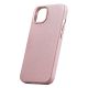 8. iCarer Litchi Premium Leather Case iPhone 14 Plus Magnetic Leather Case with MagSafe Pink (WMI14220711-PK)