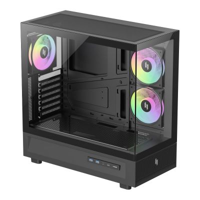 12. GameMax NEX C51 BK Computer Security & Mounts Black